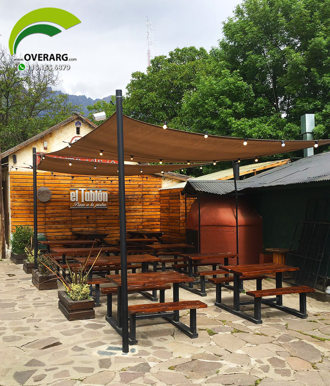 Toldo vela Overarg · El Bolsón